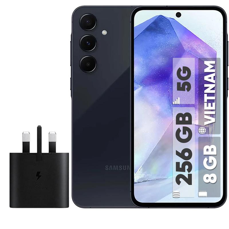 گوشی موبایل سامسونگ مدل Galaxy A55 دو سیم کارت ظرفیت 256 گیگابایت و رم 8 گیگابایت به همراه شارژر سامسونگ - ویتنام  - تصویر 1