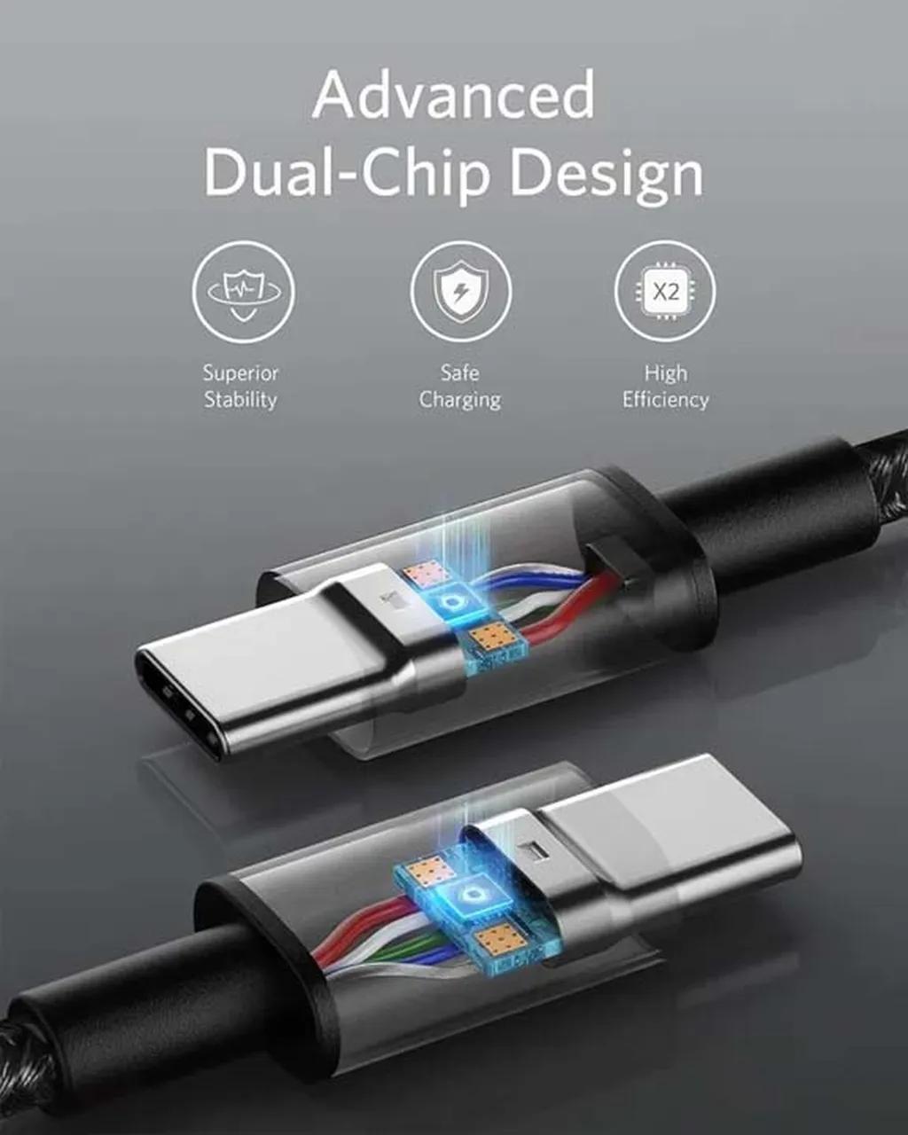 کابل تبدیل USB-C به USB-C انکر مدل A82E2 طول 0.9 متر با توان 240 وات - تصویر 6