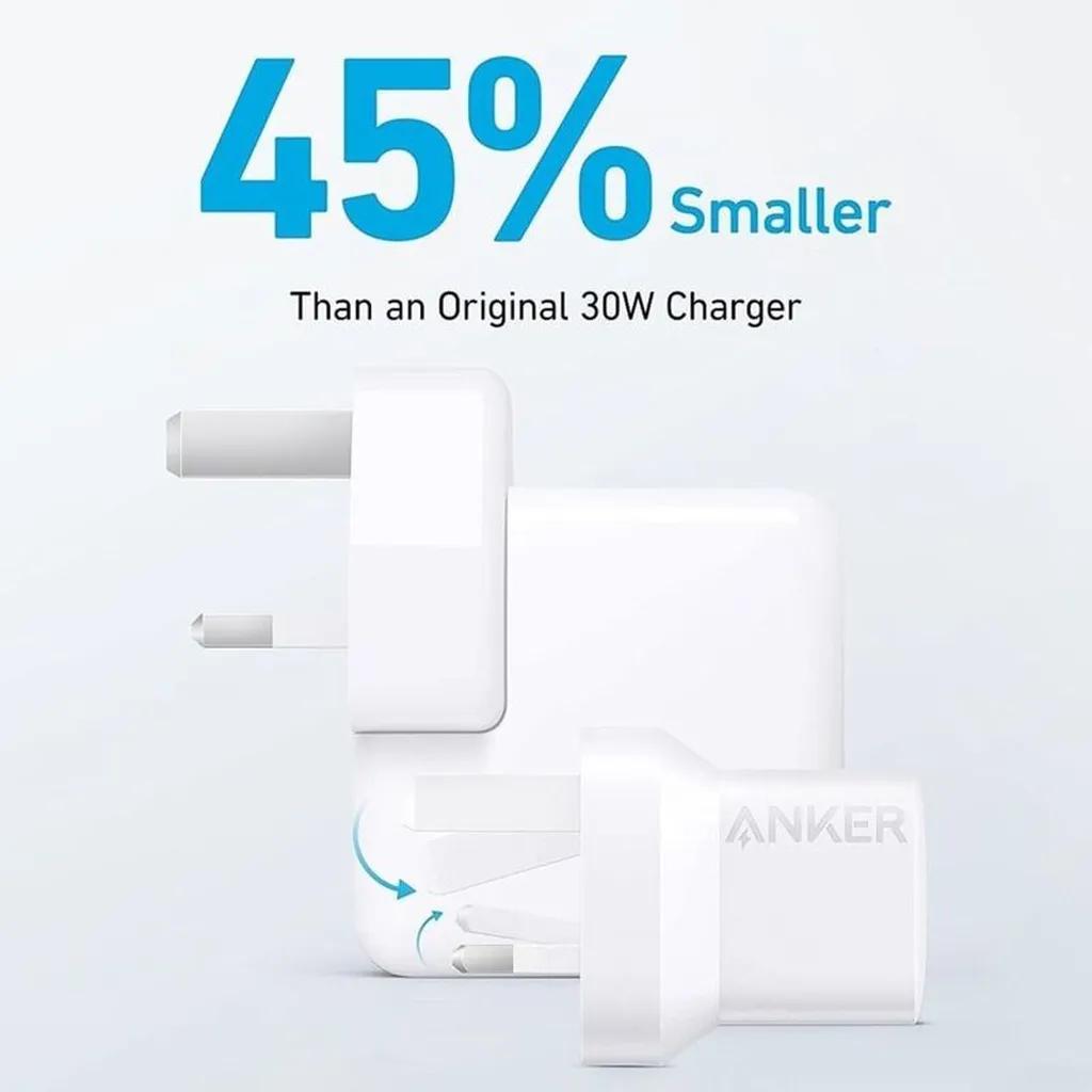 شارژر دیواری 20 وات انکر مدل B2348 به همراه کابل USB-C به طول 1.5 متر	 - تصویر 7