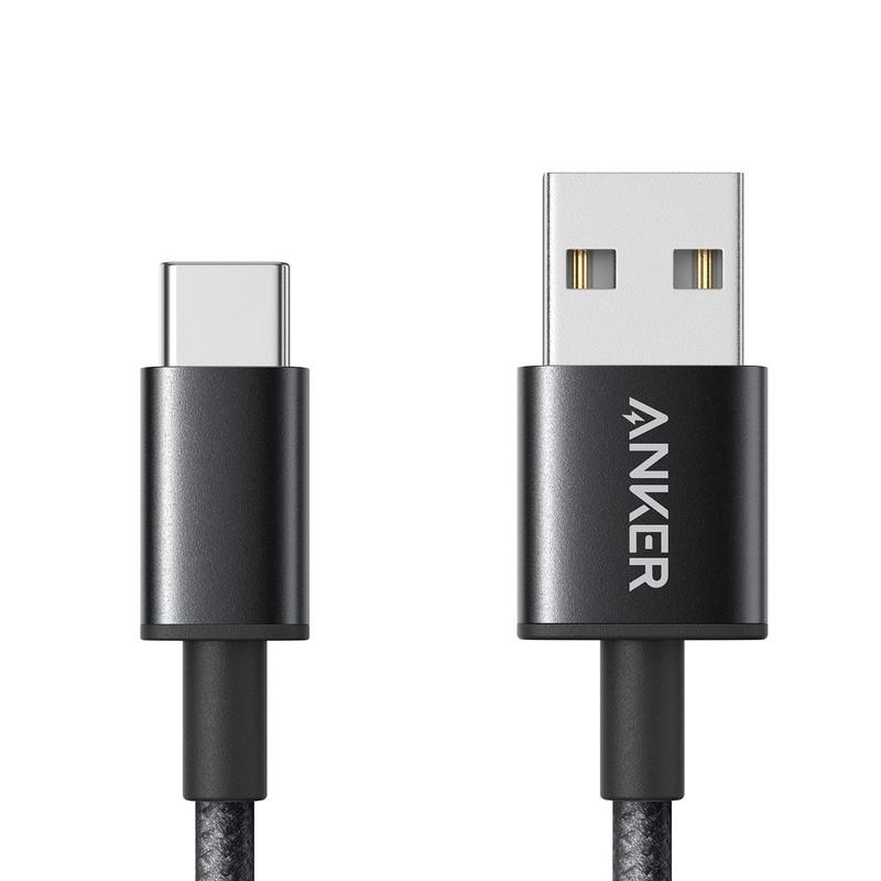 کابل تبدیل USB-A به USB-C انکر مدل Nylon A8173 طول 1.8 متر - تصویر 1