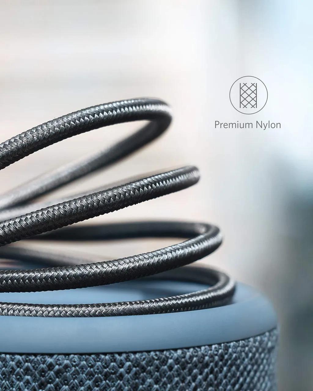 کابل تبدیل USB-A به USB-C انکر مدل Nylon A8173 طول 1.8 متر - تصویر 3