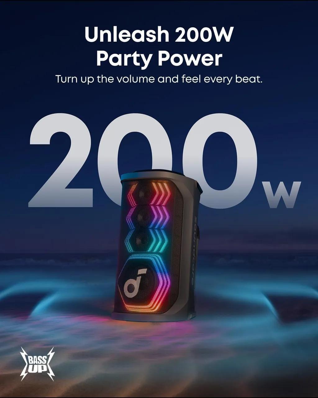 اسپیکر بلوتوثی انکر مدل soundcore Rave 3S - تصویر 3