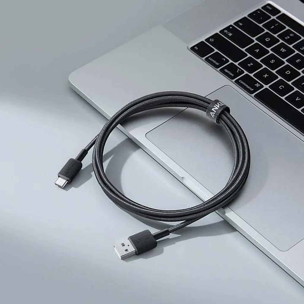 کابل تبدیل USB به USB-C انکر مدل 322/A81H6 طول 1.8 متر - تصویر 4