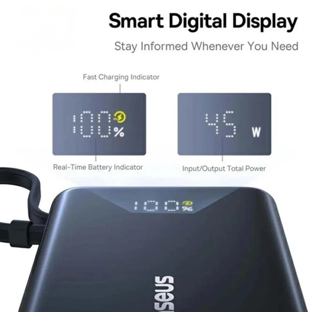پاوربانک بیسوس مدل PicoGo 45W ظرفیت 10000 میلی آمپر ساعت  - تصویر 8