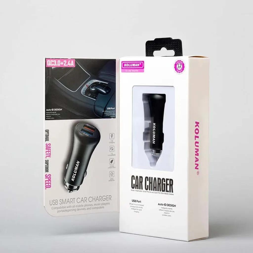 شارژر فندکی کلومن مدل KC-C02 همراه کابل USB-C - تصویر 3