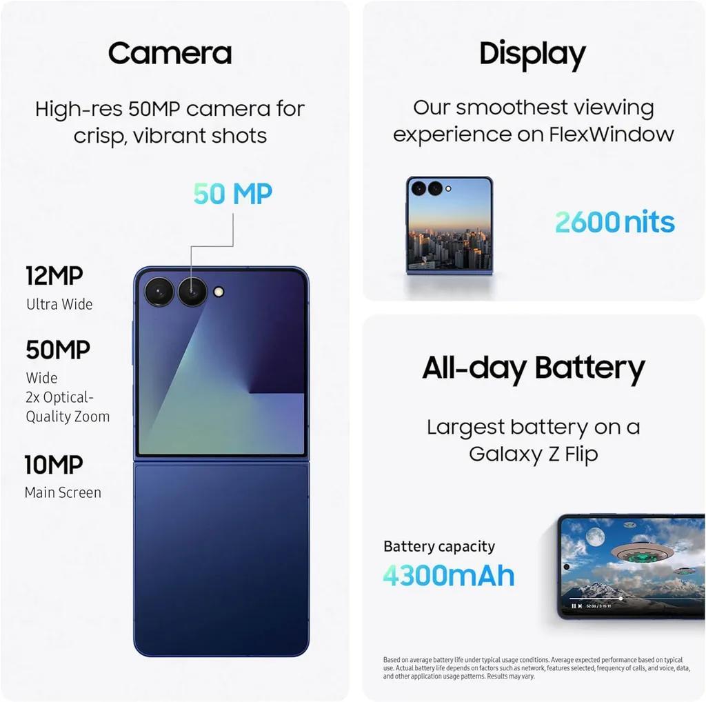 گوشی موبایل سامسونگ مدل Galaxy Z Flip 7 تک سیم‌کارت ظرفیت 256 گیگابایت و رم 12 گیگابایت  - تصویر 15