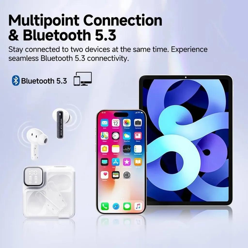 هدفون بلوتوثی کیو سی وای مدل MeloBuds Neo - تصویر 9