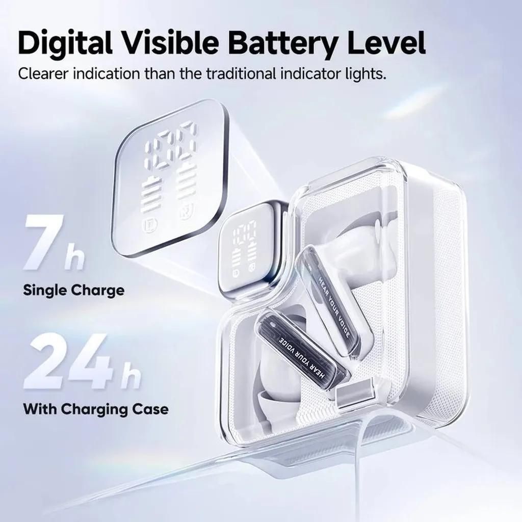 هدفون بلوتوثی کیو سی وای مدل MeloBuds Neo - تصویر 13