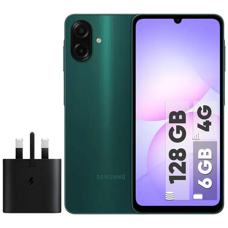 گوشی موبایل سامسونگ مدل Galaxy A07 دو سیم کارت ظرفیت 128گیگابایت و رم 6 گیگابایت به همراه شارژر 25 وات سامسونگ - تصویر 1