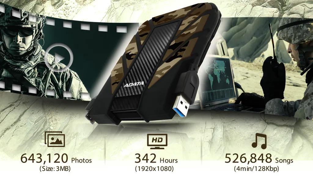 هارد اکسترنال ای دیتا مدل HD710M Pro ظرفیت 2 ترابایت دارای رابط USB Type-A - تصویر 5