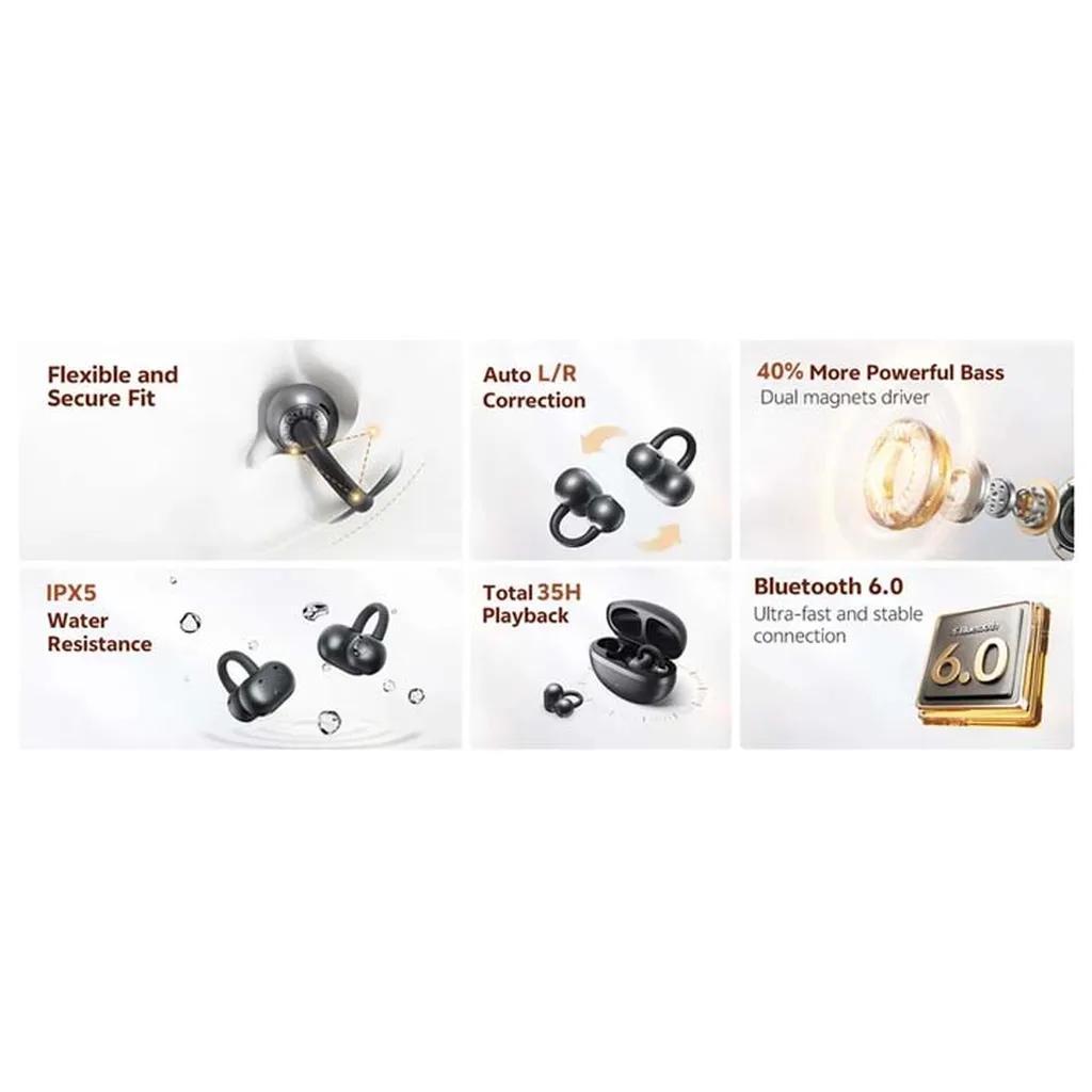 هدفون بلوتوثی کیو سی وای مدل Crossky C50 - تصویر 9