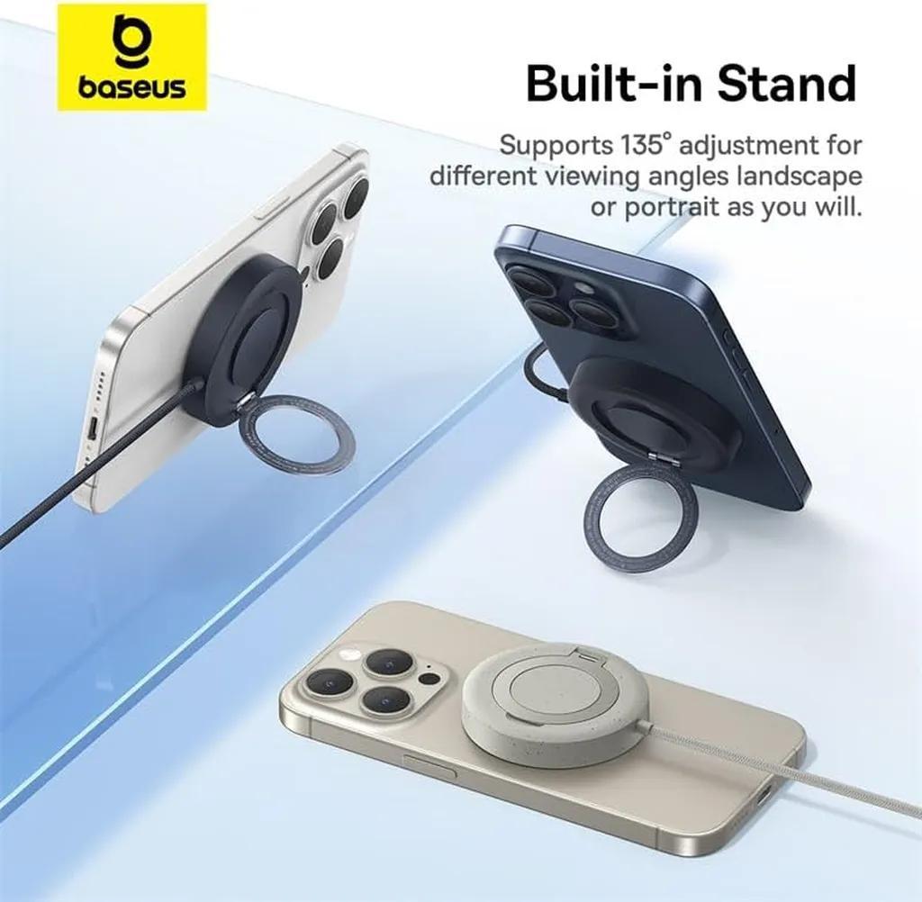 شارژر بی سیم 15 وات بیسوس مدل Simple Mini4 - تصویر 2
