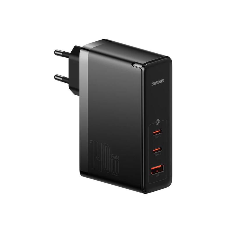 شارژر دیواری 140 وات باسئوس مدل GaN5 Pro Fast Charge CCGP100201 - تصویر 1