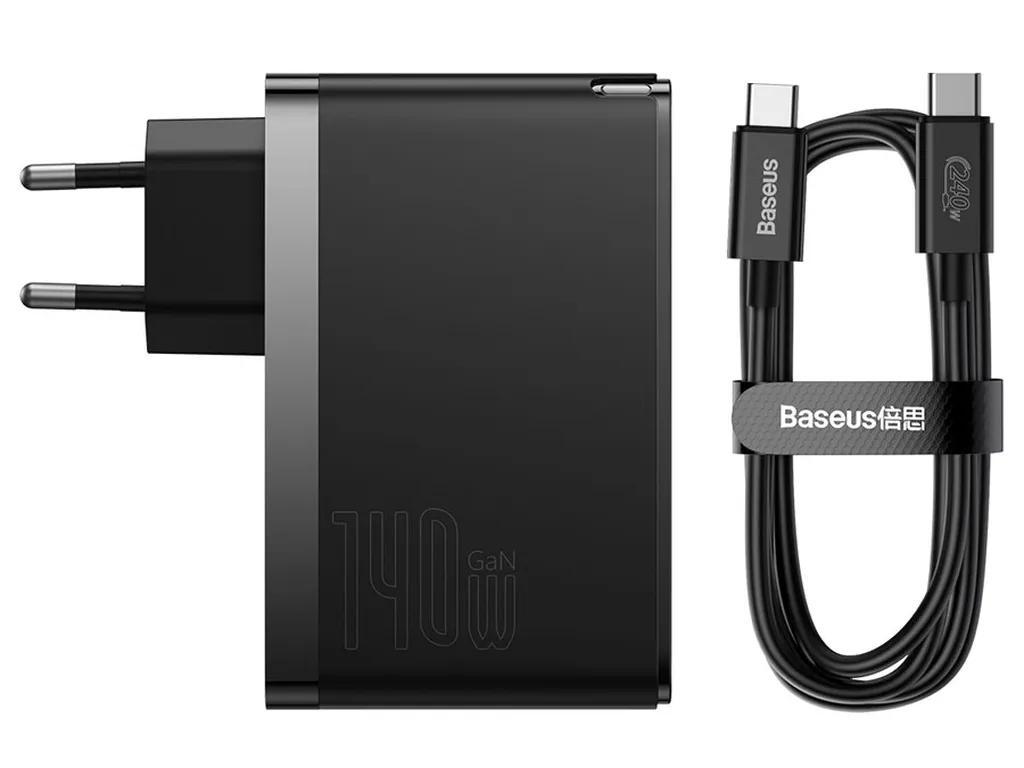 شارژر دیواری 140 وات باسئوس مدل GaN5 Pro Fast Charge CCGP100201 - تصویر 3