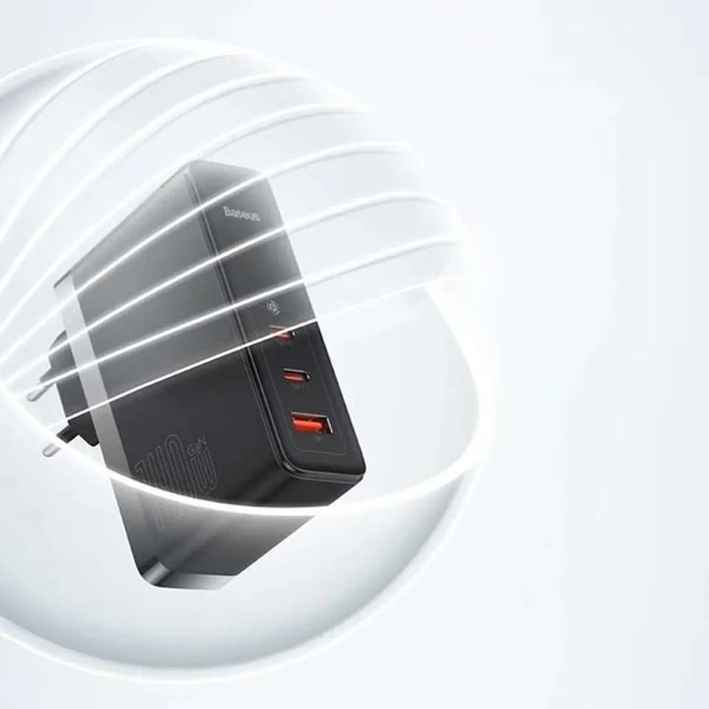 شارژر دیواری 140 وات باسئوس مدل GaN5 Pro Fast Charge CCGP100201 - تصویر 11