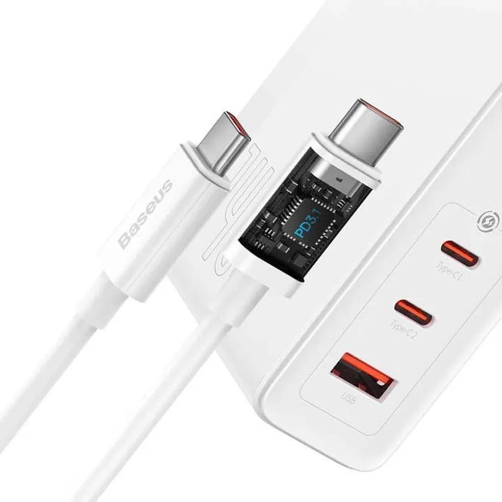 شارژر دیواری 140 وات باسئوس مدل GaN5 Pro Fast Charge CCGP100201 - تصویر 17