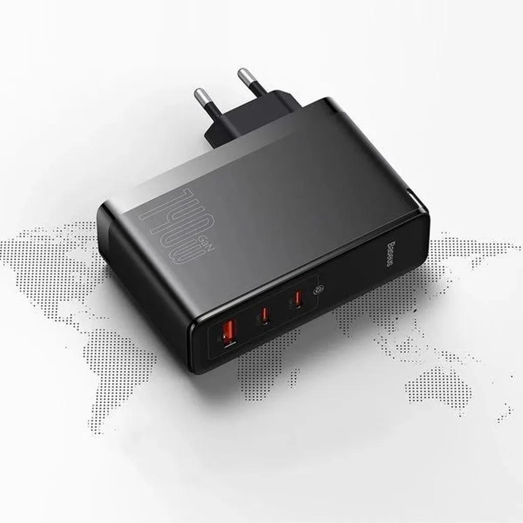 شارژر دیواری 140 وات باسئوس مدل GaN5 Pro Fast Charge CCGP100201 - تصویر 25
