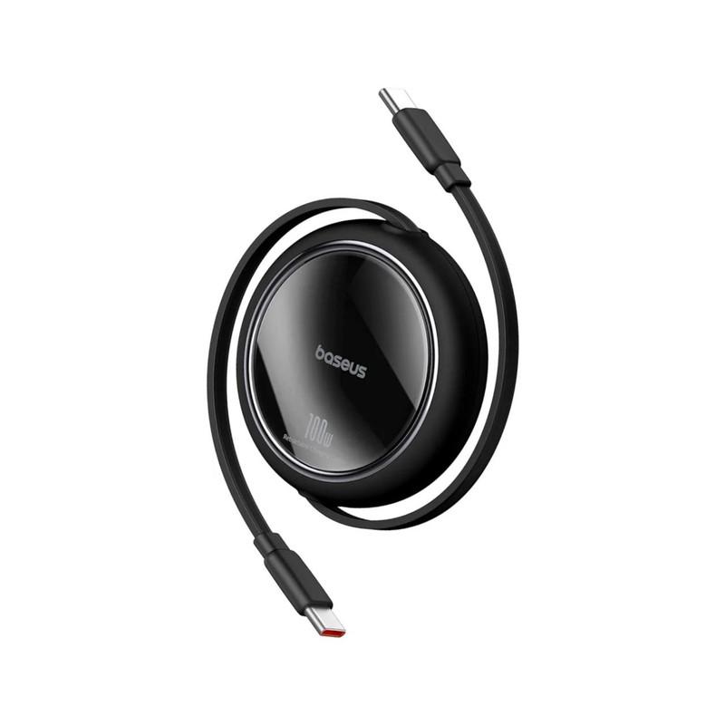 کابل USB-C  بیسوس مدل Free2Draw Mini Retractable 100W طول 1 متر - تصویر 1