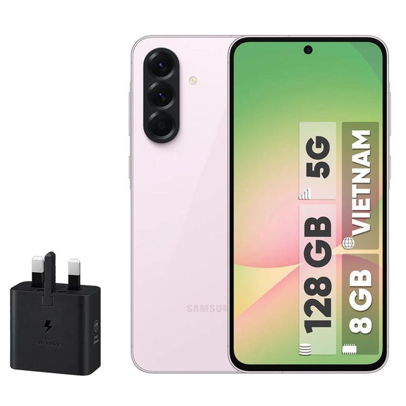 گوشی موبایل سامسونگ مدل Galaxy A56 دو سیم کارت ظرفیت 128 گیگابایت و رم 8 گیگابایت - ویتنام - به همراه شارژر 25 وات سامسونگ - تصویر 1