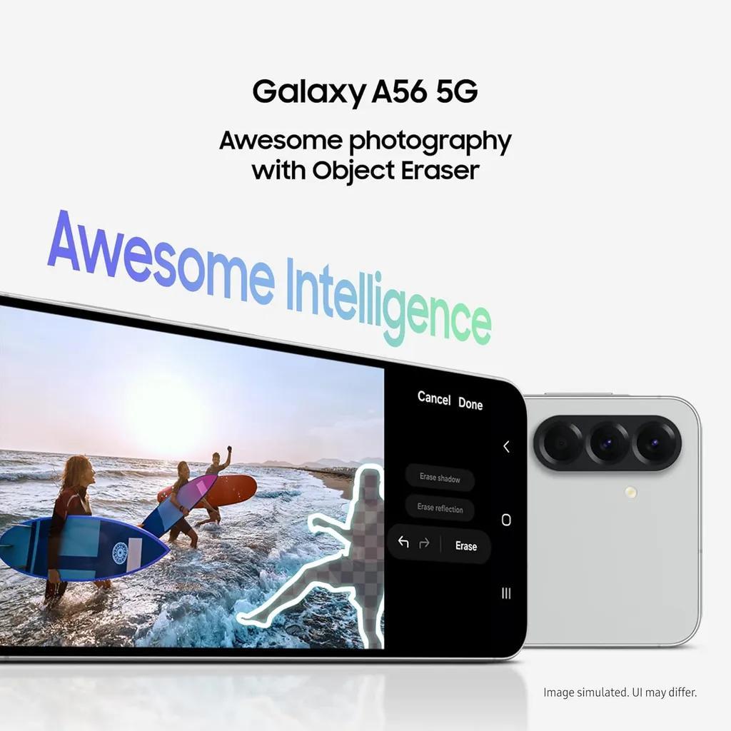 گوشی موبایل سامسونگ مدل Galaxy A56 دو سیم کارت ظرفیت 128 گیگابایت و رم 8 گیگابایت - ویتنام - به همراه شارژر 25 وات سامسونگ - تصویر 13