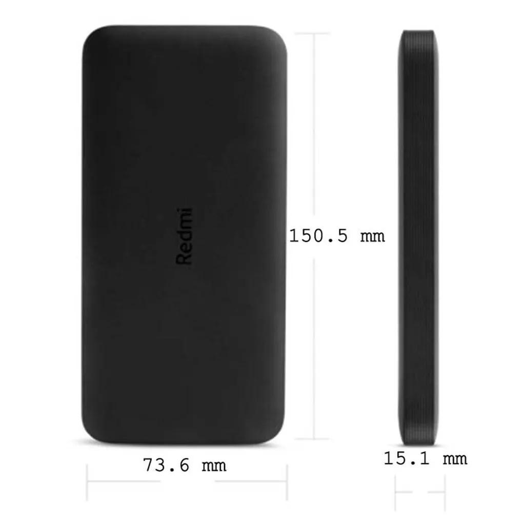 پاوربانک 10 وات شیائومی مدل Redmi ظرفیت 10000 میلی آمپر ساعت به همراه کابل تبدیل microUSB - تصویر 10