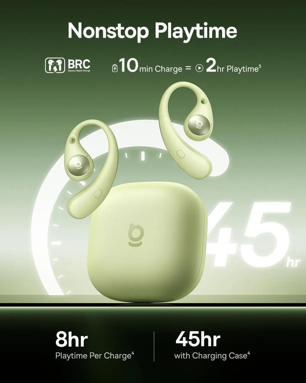 هدفون بلوتوثی بیسوس مدل  Eli Sport 2 Open-Ear - تصویر 5