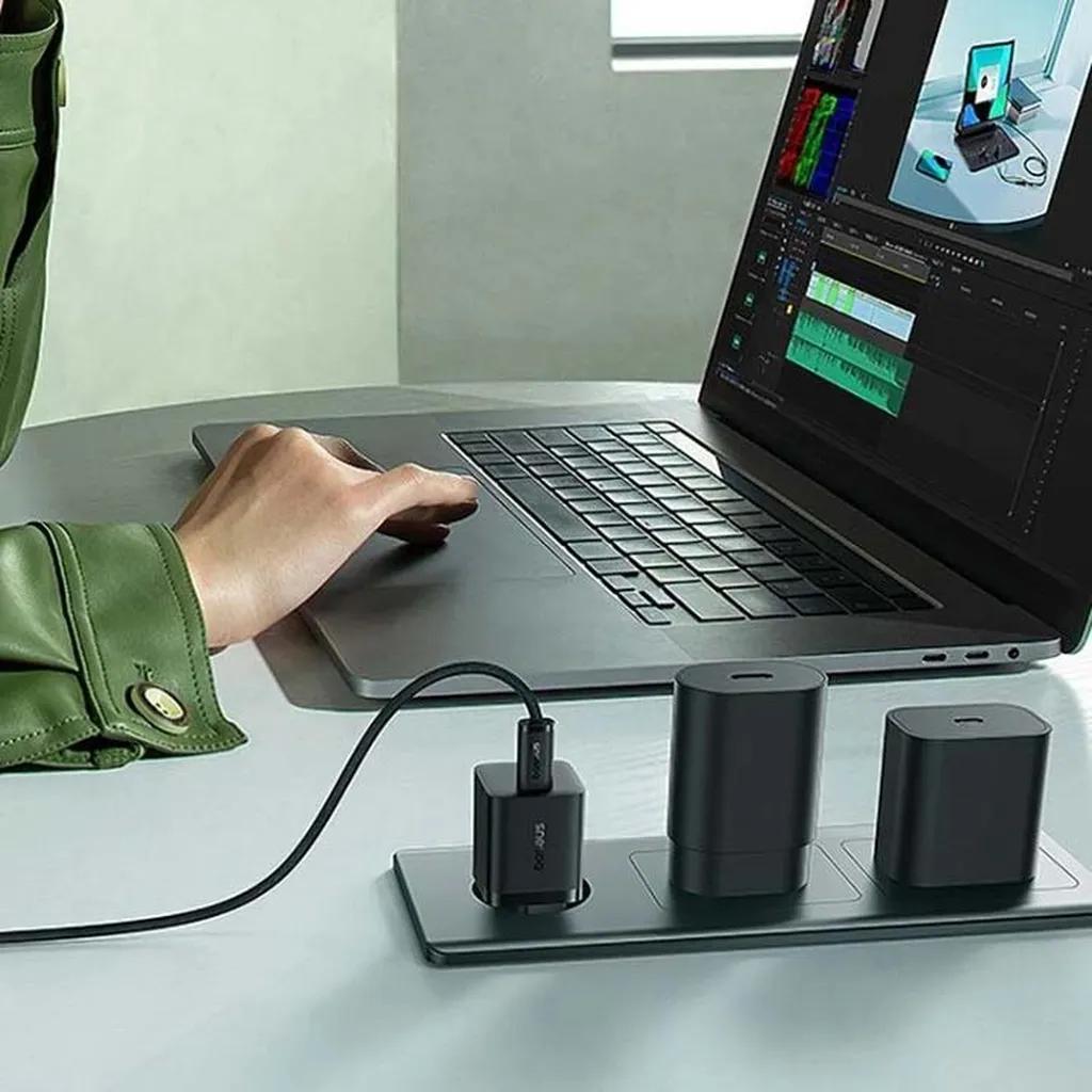 شارژر دیواری 25 وات بیسوس مدل GaN5 Mini - تصویر 6