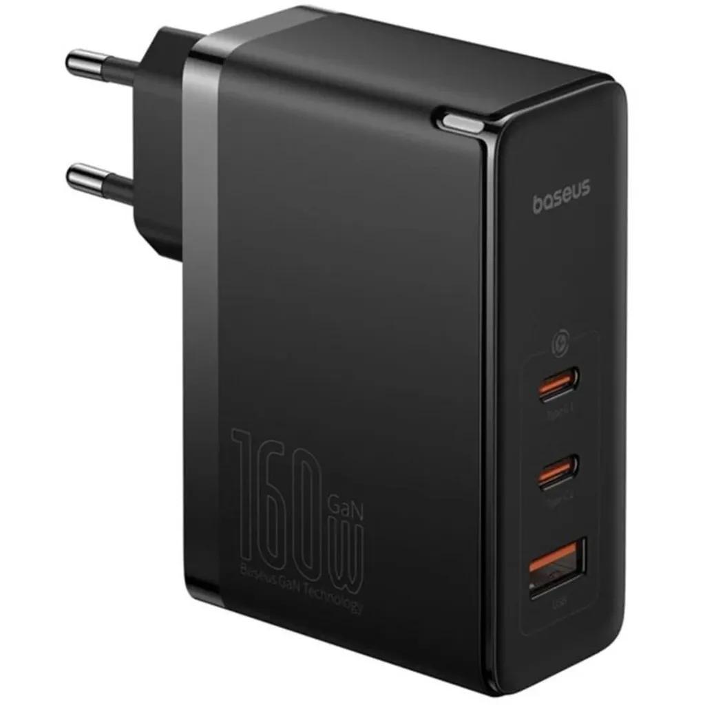 شارژر دیواری 160 وات بیسوس مدل GaN5 Pro 2C+U به همراه کابل تبدیل USB-C - تصویر 6