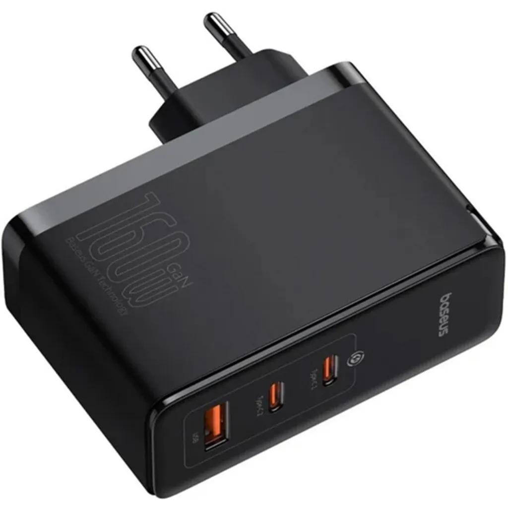 شارژر دیواری 160 وات بیسوس مدل GaN5 Pro 2C+U به همراه کابل تبدیل USB-C - تصویر 4