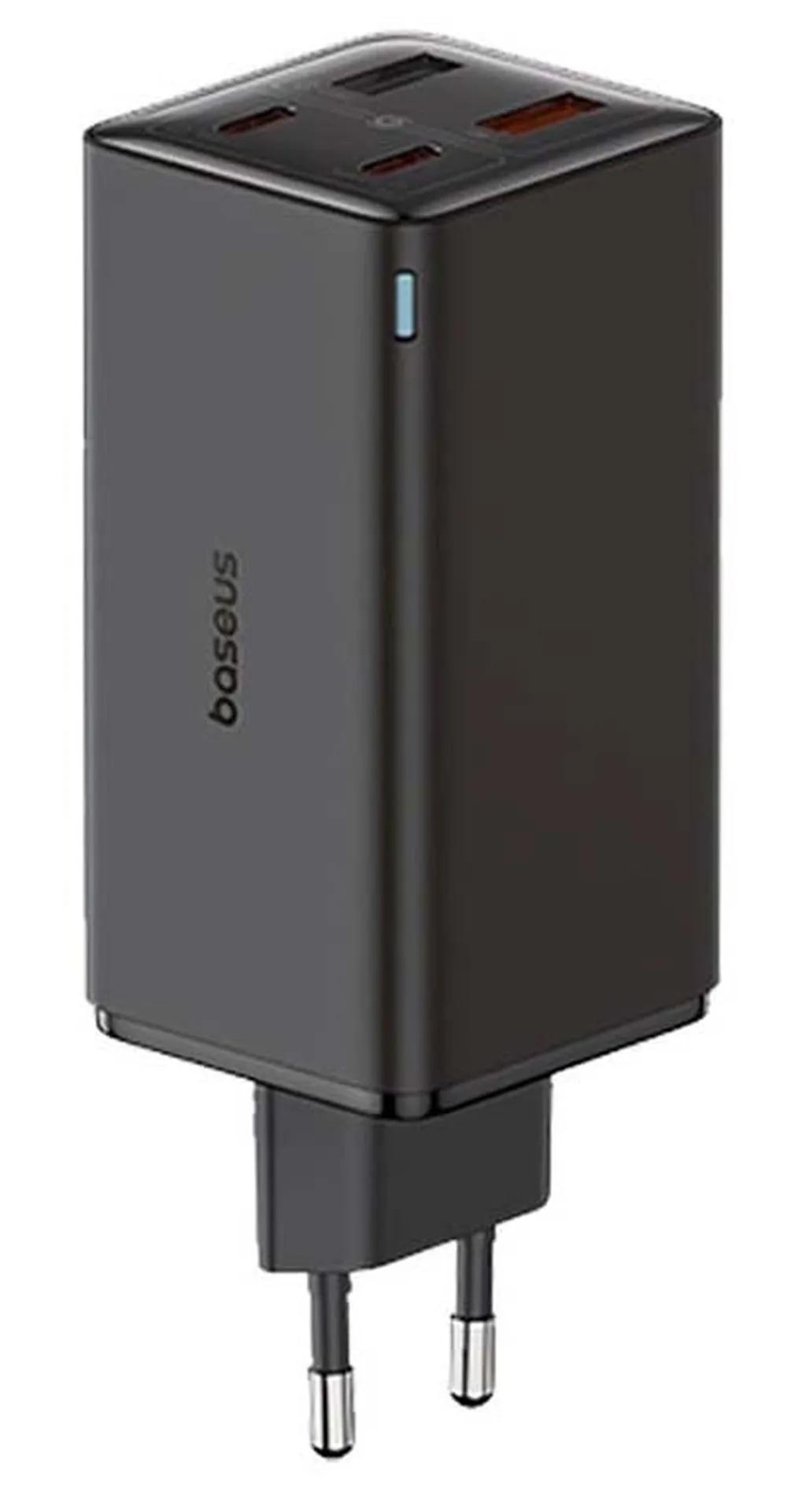 شارژر دیواری 100 وات 4 پورت بیسوس مدل GaN6 Pro به همراه کابل USB-C به USB-C - تصویر 3