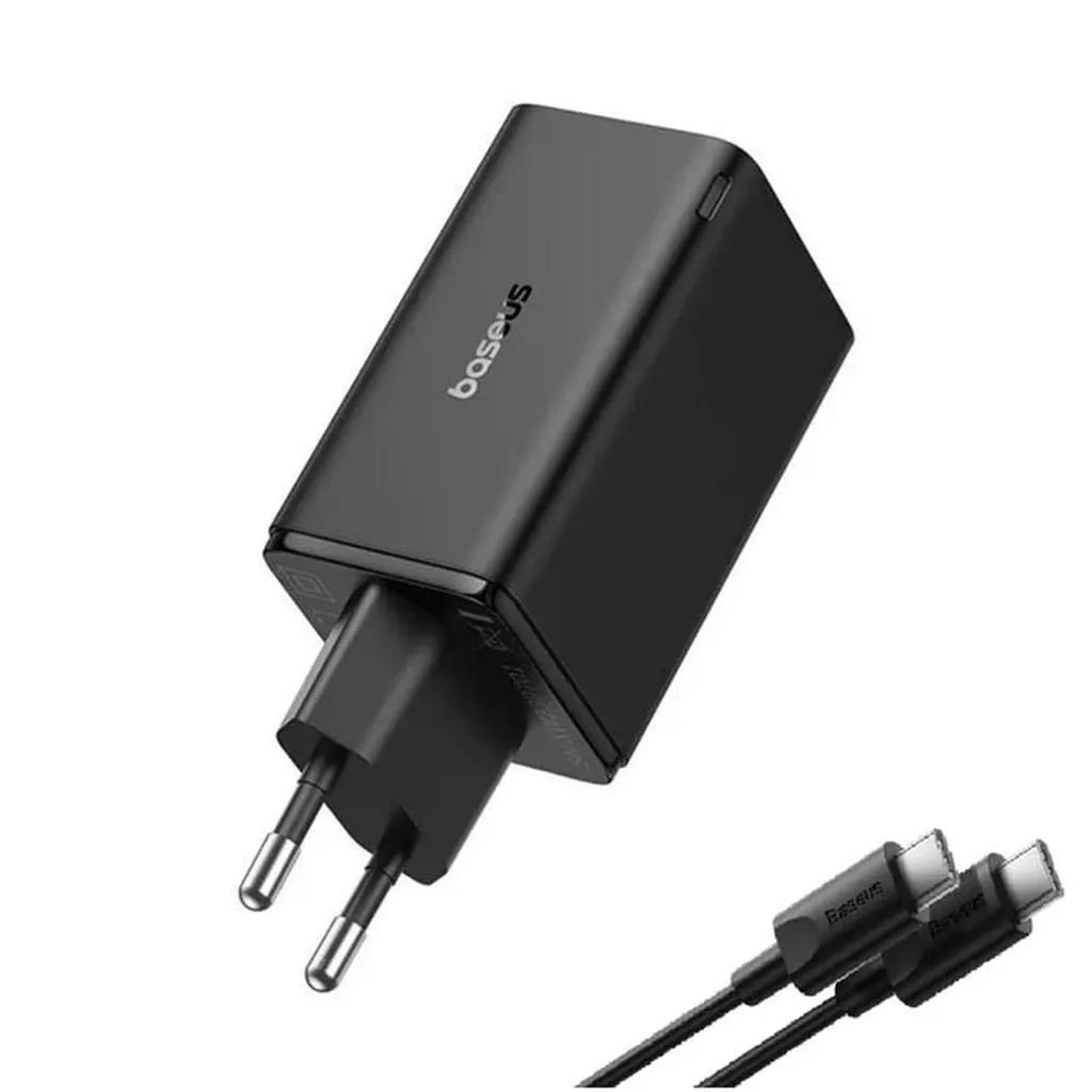 شارژر دیواری 100 وات 4 پورت بیسوس مدل GaN6 Pro به همراه کابل USB-C به USB-C - تصویر 5