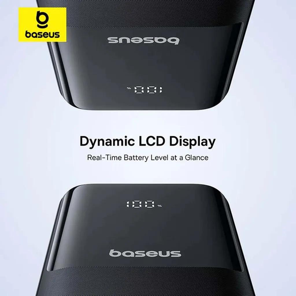 پاوربانک 22 وات بیسوس مدل LIPOW Dual ظرفیت 20000 میلی‌آمپرساعت به همراه کابل USB-C و لایتنینگ - تصویر 6