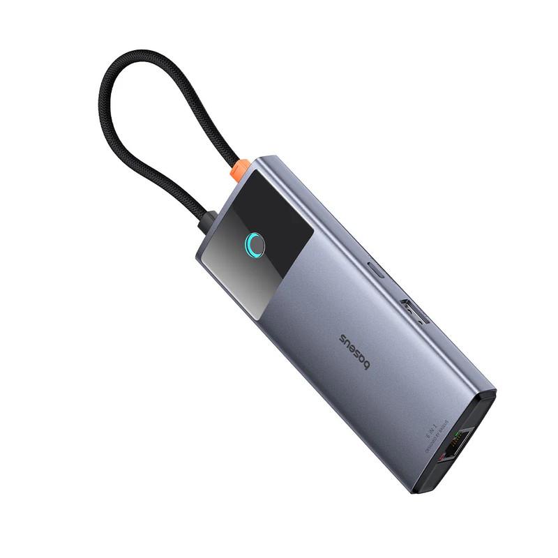 هاب 6 پورت USB-C باسئوس مدل Metal Gleam Series 2 - تصویر 1