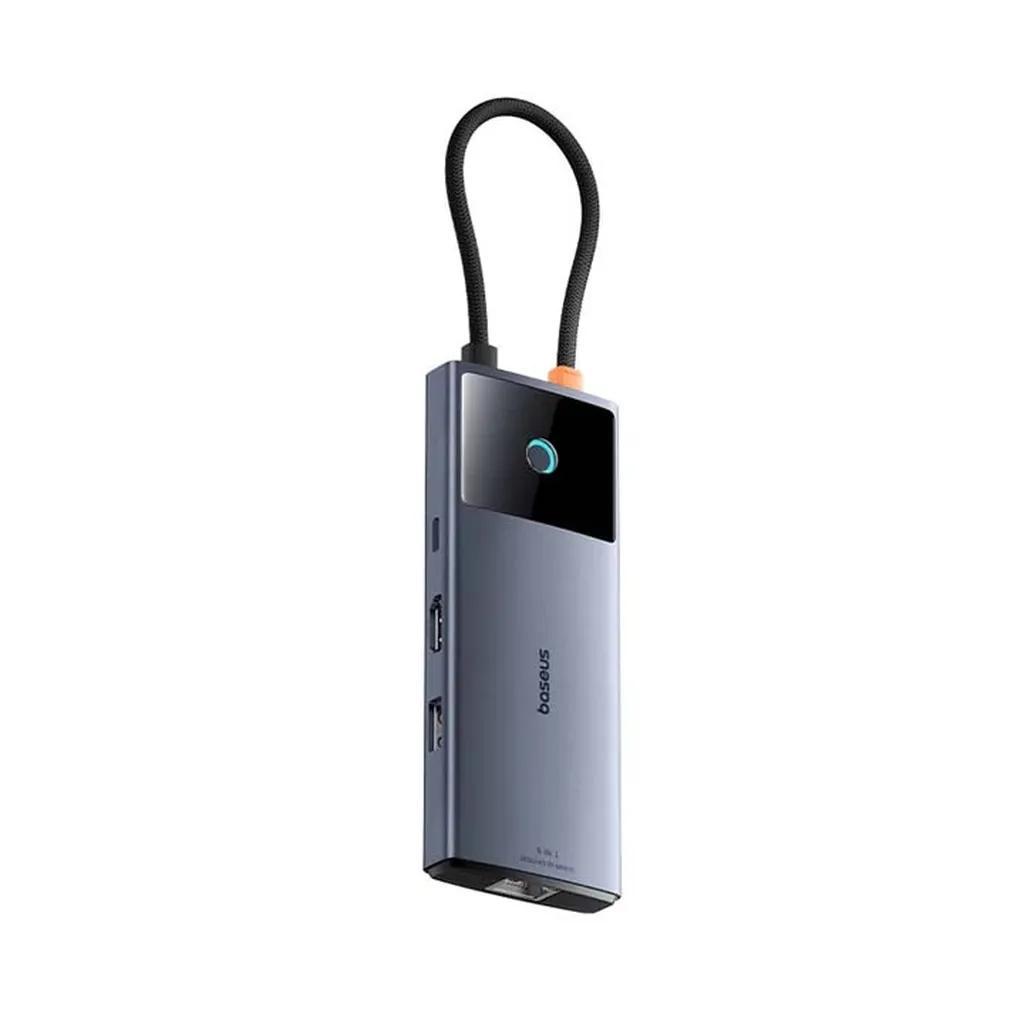 هاب 6 پورت USB-C باسئوس مدل Metal Gleam Series 2 - تصویر 3