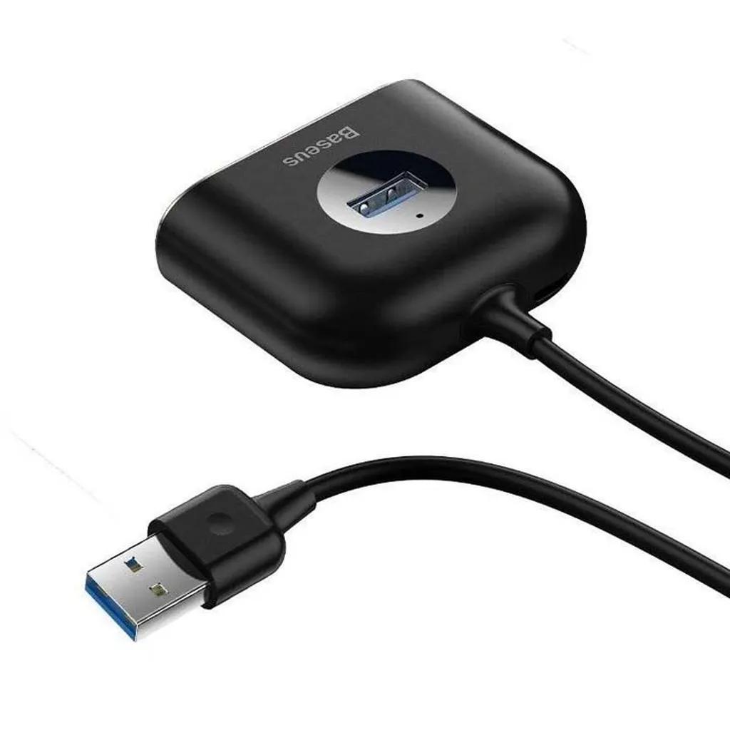 هاب 4 پورت USB باسئوس مدل Square Round - تصویر 6
