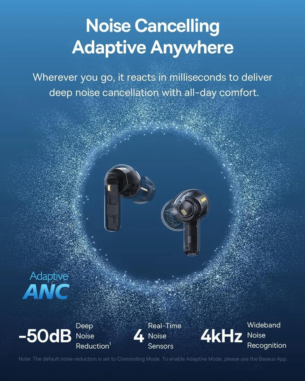 هدفون بلوتوثی بیسوس مدل Bass BP1 NC - تصویر 6
