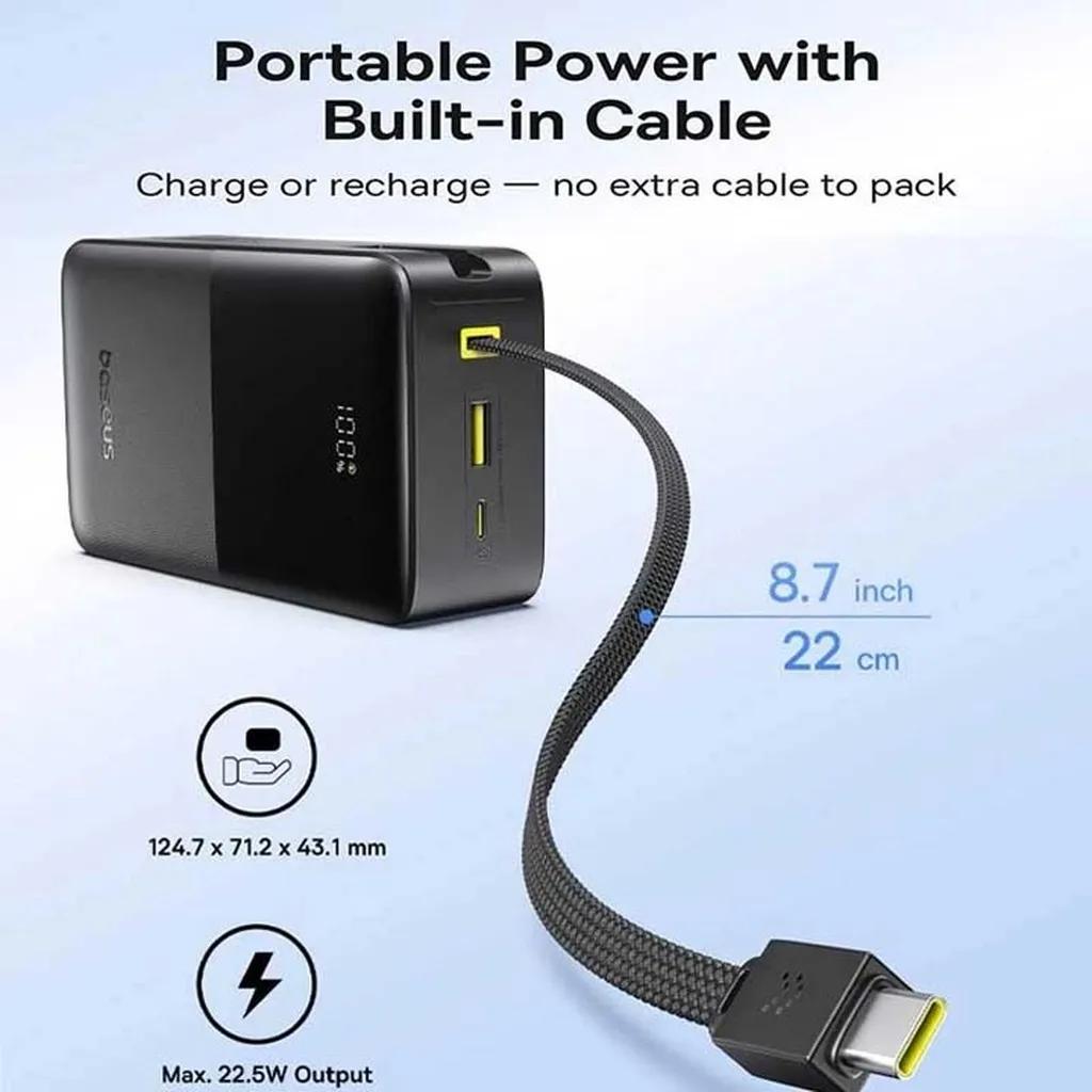 پاوربانک 22 وات بیسوس مدل EnerFill FC51 Bipow 2 Pro ظرفیت 30000 میلیآمپرساعت - تصویر 4