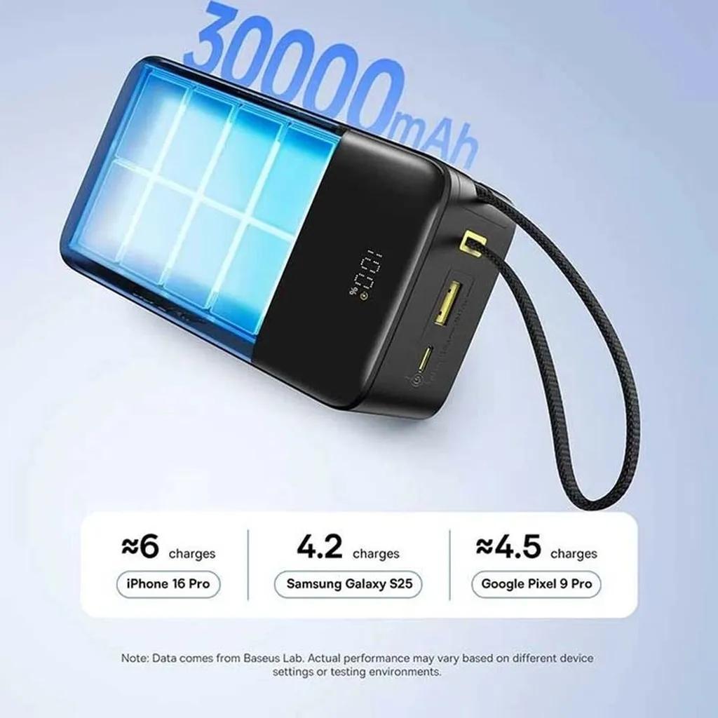 پاوربانک 22 وات بیسوس مدل EnerFill FC51 Bipow 2 Pro ظرفیت 30000 میلیآمپرساعت - تصویر 6
