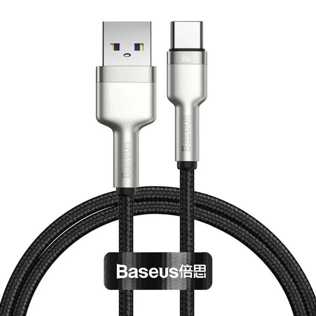 کابل تبدیل USB به USB-C باسئوس مدل Cafule طول 1 متر - تصویر 4