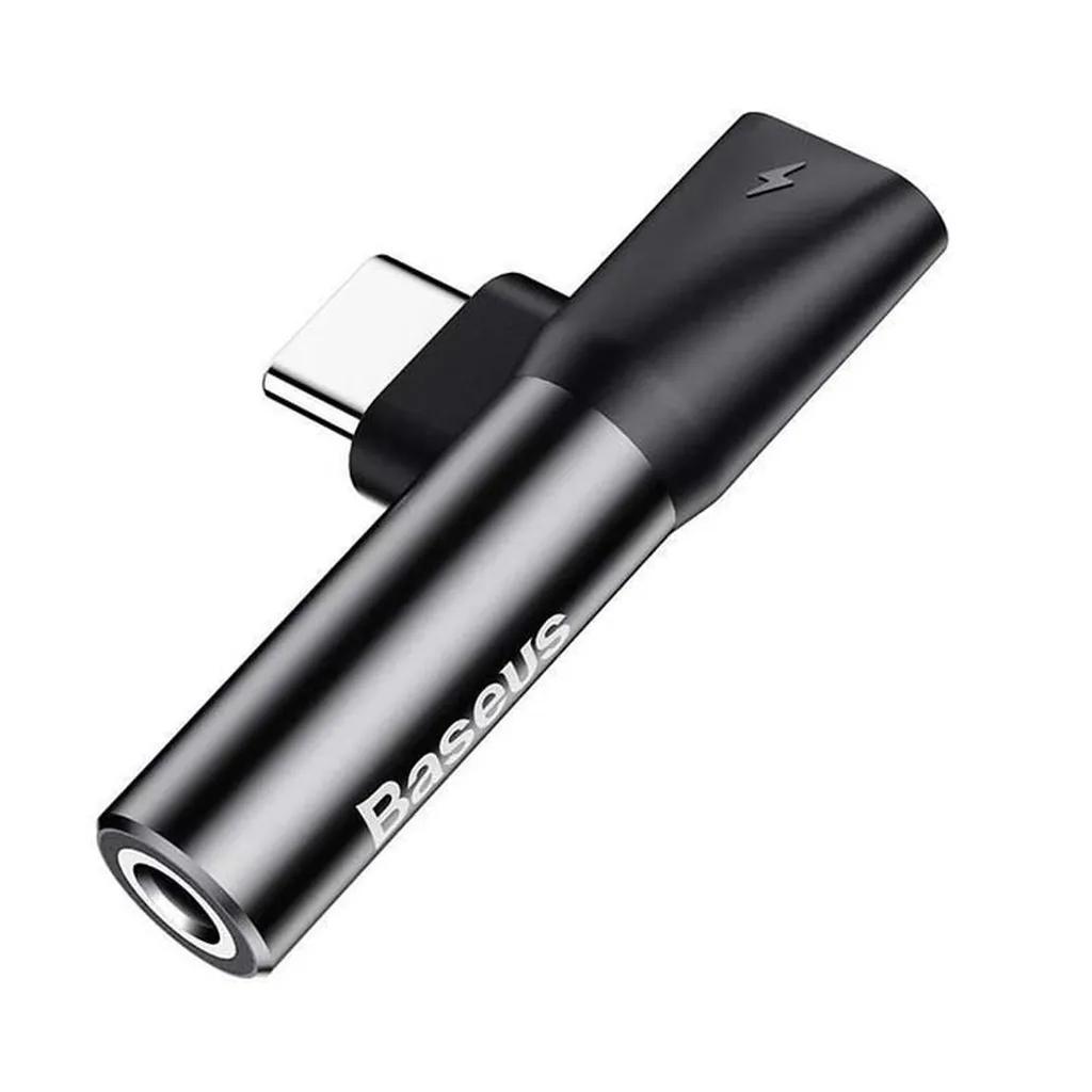 مبدل USB-C به AUX/USB-C باسئوس مدل l41 - تصویر 6