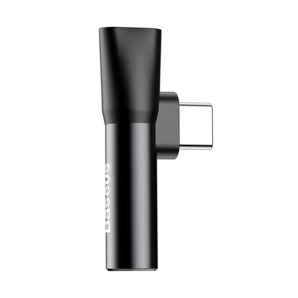 مبدل USB-C به AUX/USB-C باسئوس مدل l41 - تصویر 10