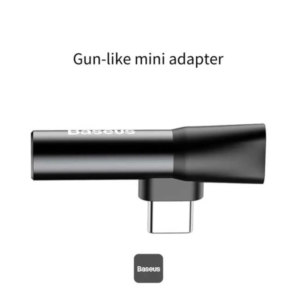 مبدل USB-C به AUX/USB-C باسئوس مدل l41 - تصویر 16