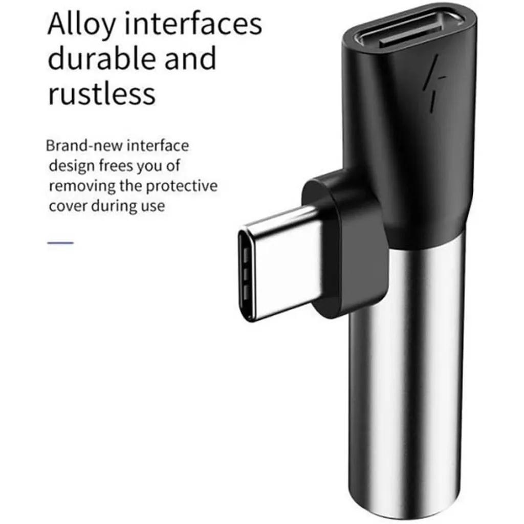 مبدل USB-C به AUX/USB-C باسئوس مدل l41 - تصویر 20