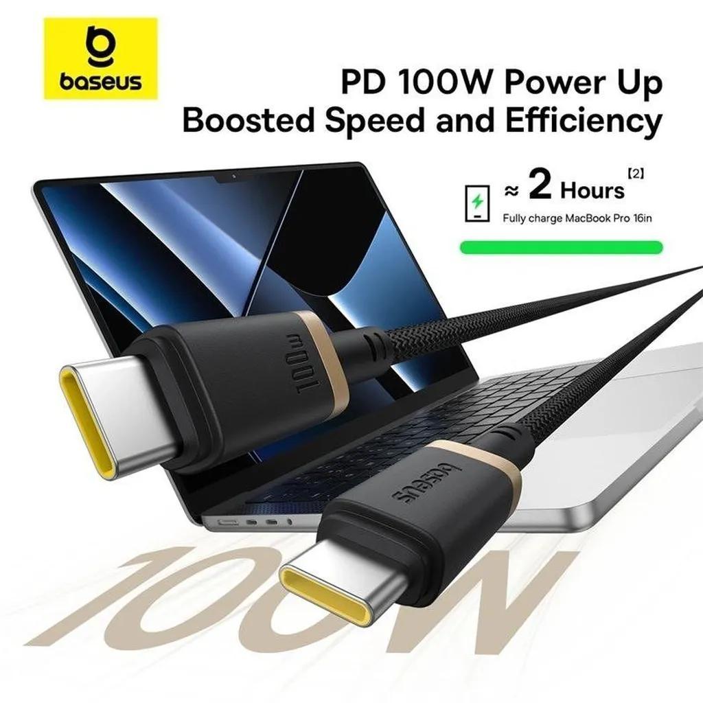 کابل USB-C بیسوس مدل BASEUS Dura Series 100W طول 1 متر - تصویر 2