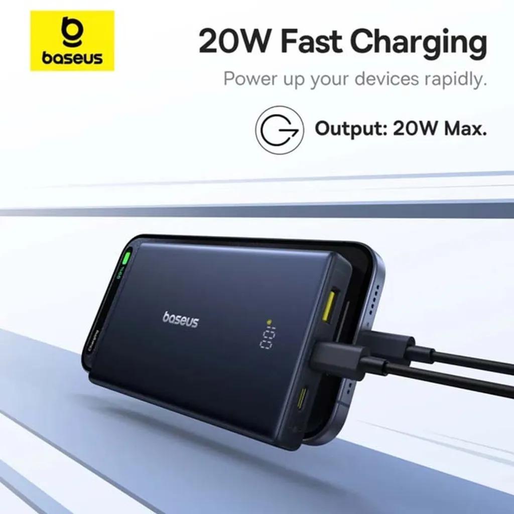 پاوربانک بیسوس مدل PicoGo 20W ظرفیت 10000 میلی آمپر ساعت - تصویر 10