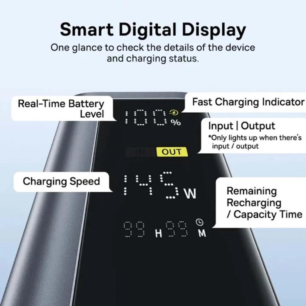 پاوربانک بیسوس مدل EnterGeek GP12 145w ظرفیت 20800 میلی آمپر ساعت - تصویر 7