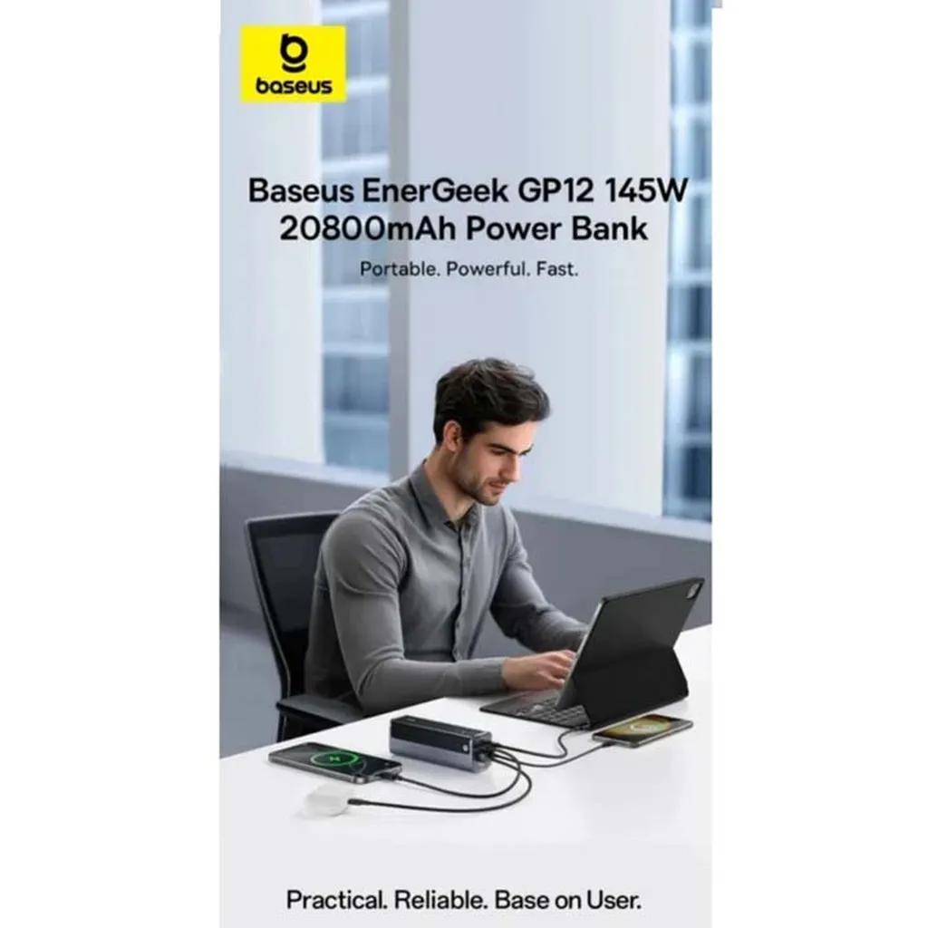 پاوربانک بیسوس مدل EnterGeek GP12 145w ظرفیت 20800 میلی آمپر ساعت - تصویر 10