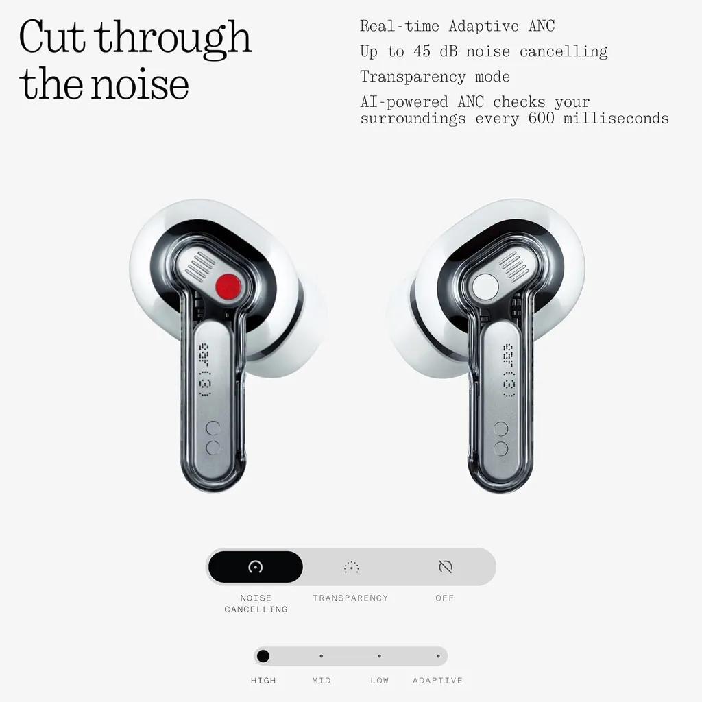 هدفون بلوتوثی ناتینگ مدل Ear 3 - تصویر 17
