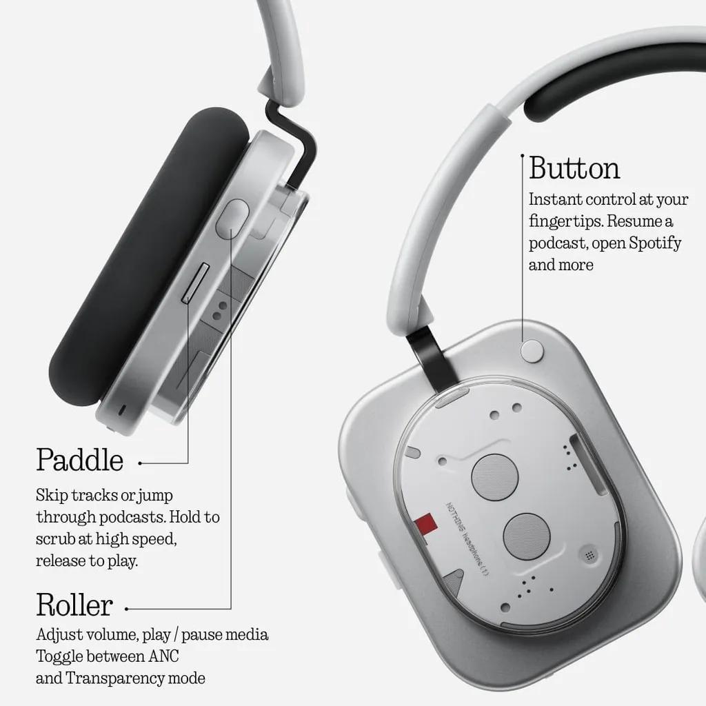هدفون بلوتوثی ناتینگ مدل Headphone 1 - تصویر 17