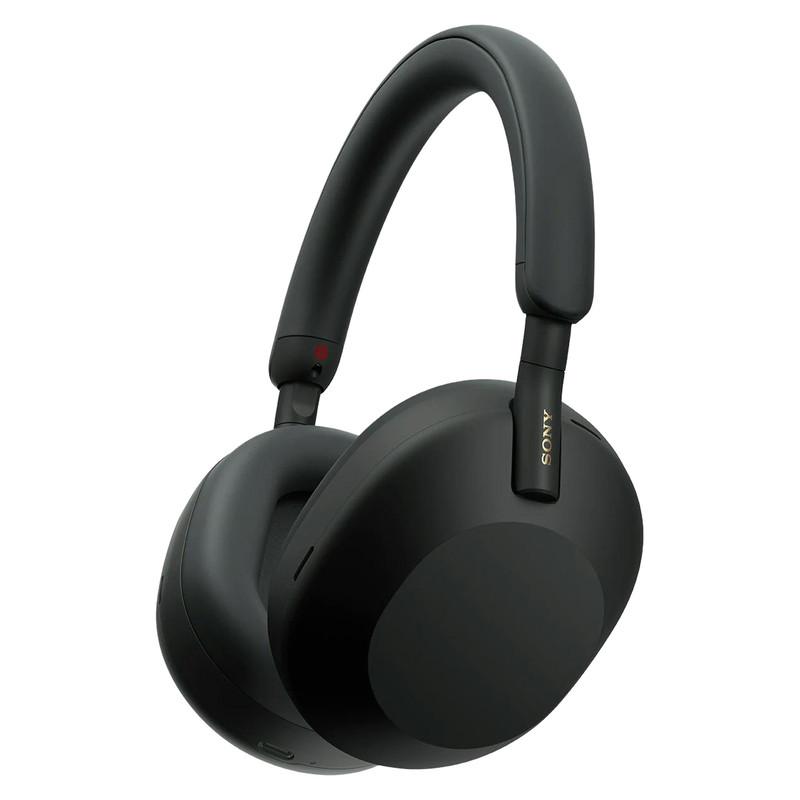 هدفون بی‌سیم سونی مدل WH-1000XM5 با نویز کنسلینگ فعال (ANC)، درگاه شارژ USB Type-C، دارای 4 میکروفون با فناوری Beamforming، پشتیبانی از دستیار صوتی، قابلیت اتصال همزمان به دو دستگاه - تصویر 1
